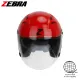 Zebra Motorcycle half face Helmet 3/4 Motor Dual Visor half face Helmet For Riding Gear Free Visor THRSTFLASK YM-902 Solid. 
