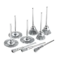 15//45//60pcs Wire Wheel Cup Brush Set Drill Crimped Grinder Rotary Electric Tool