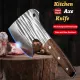 Kitchen Knife Itak Heavy Duty Bone Chopping Axe Stainless Steel Bone Machete for Chopping Meat Bones Butcher. 