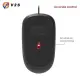 V2S MS102 Wired Gaming Mouse Black Office Gaming Wired RGB Lightweight Design Mouse. 