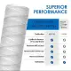 20 MICRON - 10 inch x 2 inch Premium String Wound Sediment Water Filter Cartridge by ULTRA PURE [SL 10 Standard Size]. 