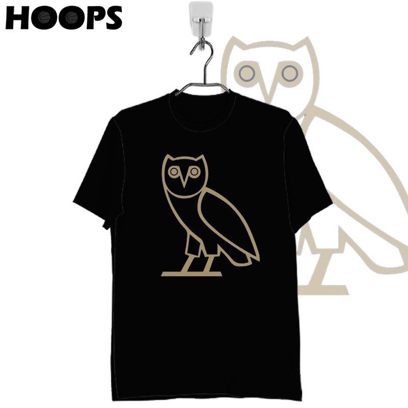 ovo black moletom com capuz gold owl