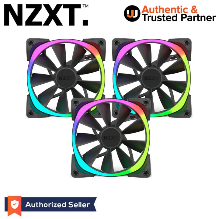 NZXT Aer RGB 140mm Triple Pack Cooling Fan Lazada PH