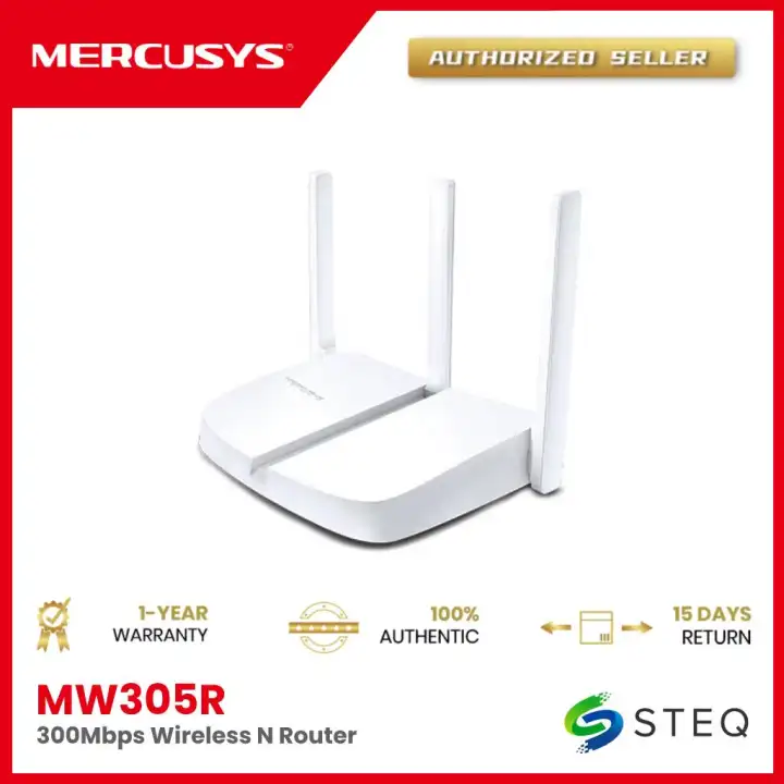 Steq Mercusys Mw305r 300mbps Wireless N Router Lazada Ph