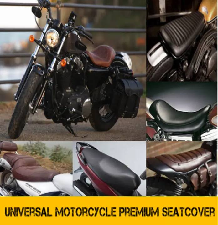Leather Motorcycle Seat Cover Premium, How To Cover A Motorcycle Seat With Leather