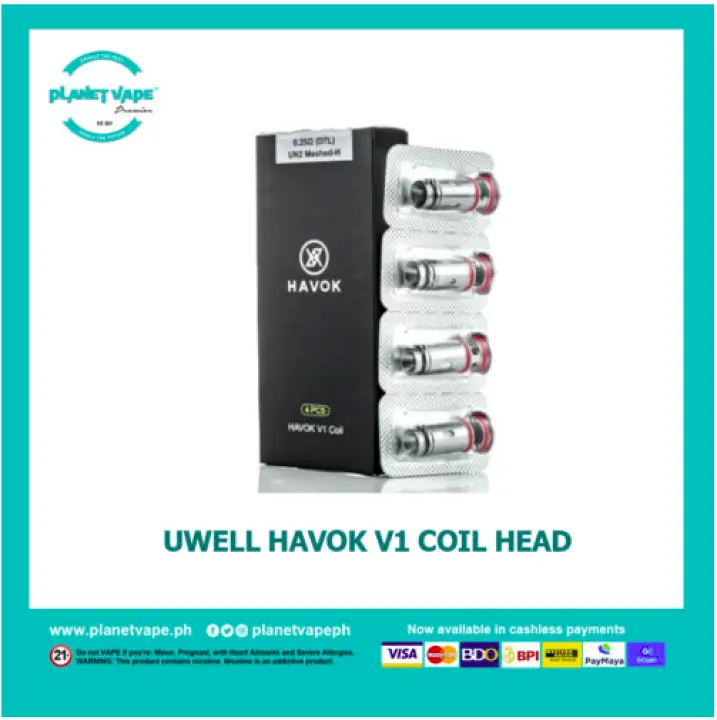 UWELL HAVOK COIL HEAD PER PIECE / VAPE / ECIGARETTE Lazada PH