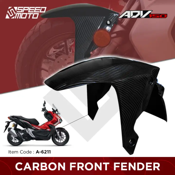 Honda Adv 150 Front Fender Carbon Speedmoto Lazada Ph