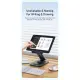 Awei X41 Desktop Stand Holder Folded Strorage with Anti Slip Protection Pads Easy to Carry Strong Stability. 