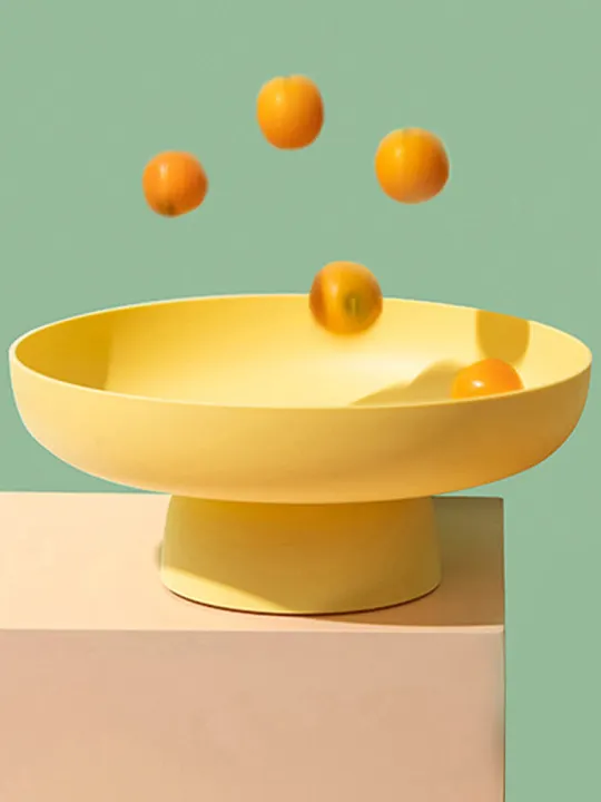 Home Fruit Bowl Multiple Functions And Hollow Base Design Decorative Fruit Holder Stand For Fruits Vegetable Cleaning And Washin