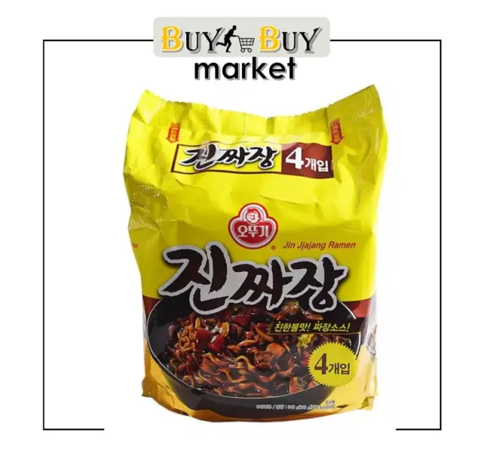 Ottogi Jin Jjajang Ramen 540g 135g X 4 Pcs Lazada Ph