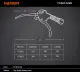 110mm High Pressure Dust Gun Stainless Steel Air Blowing Dust Gun High Pressure Long Mouth Air Blow Clean Gun. 