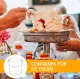 3.8L Square Ice Cream Container (Food And Freezer Grade). 