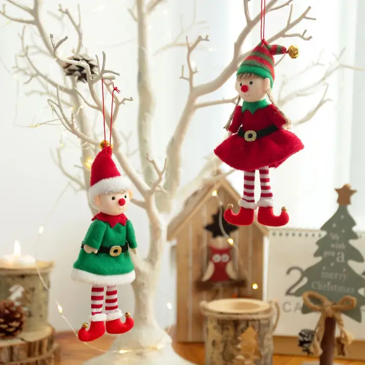 Cod Ready Stock 2022 New Year Children S Gifts Christmas Elf Doll Tree Decoration Lazada Ph - Christmas Elf Decorations Home