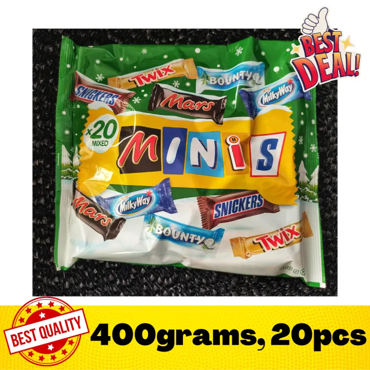 Mars mixed minis, 400g (20pcs)