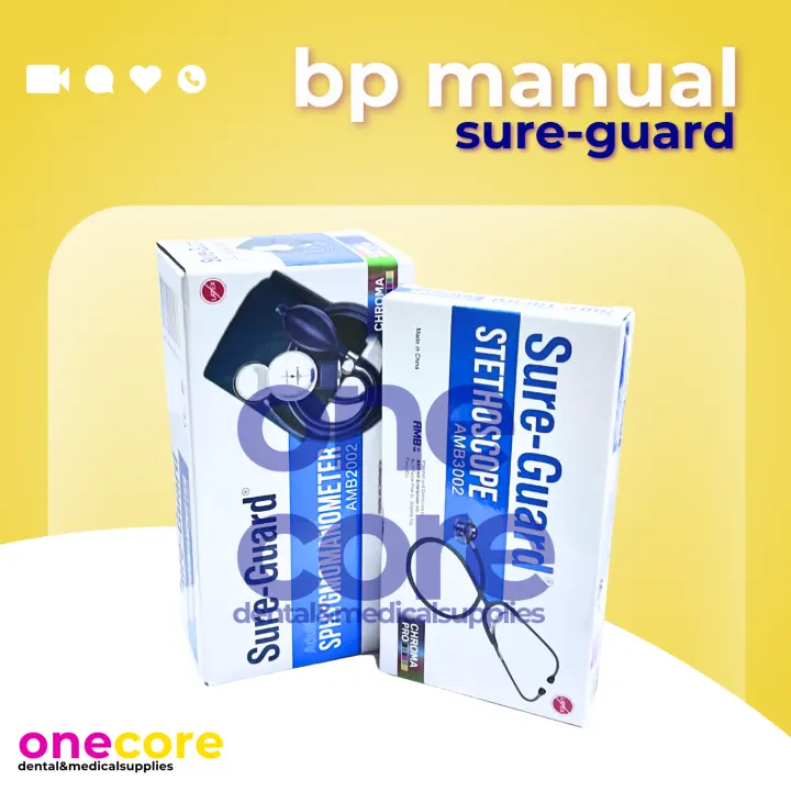 Sure-Guard BP Manual Complete Set (Aneroid & Stethoscope)
