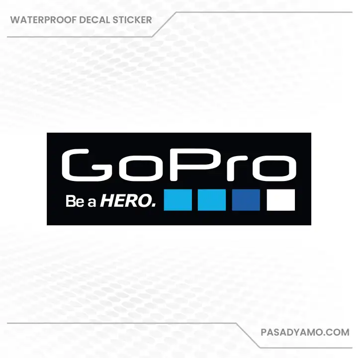 Gopro Logo Decal Sticker For Cars Motorcycles Laptops Skateboards 2 X 6 Inches Lazada Ph