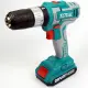 Total TIDLI20025 Cordless Impact Drill Set (with 2 x 20V Lithium-Ion Batteries and Charger). 