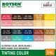 Boysen Tinting Color for Enamel Bulletin Red - 1/4L. 