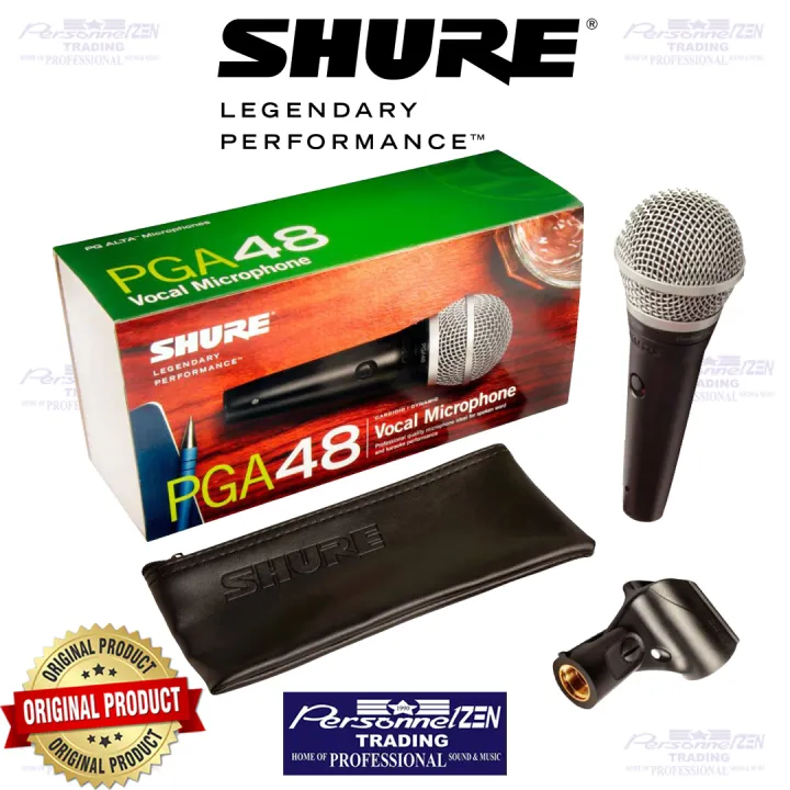 SHURE PGA48 Cardioid Dynamic Vocal Microphone (ORIGINAL)