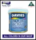 Davies 1 liter Aqua Gloss It Odorless Water Based Enamel Paint for Wood and Metal Surface. 