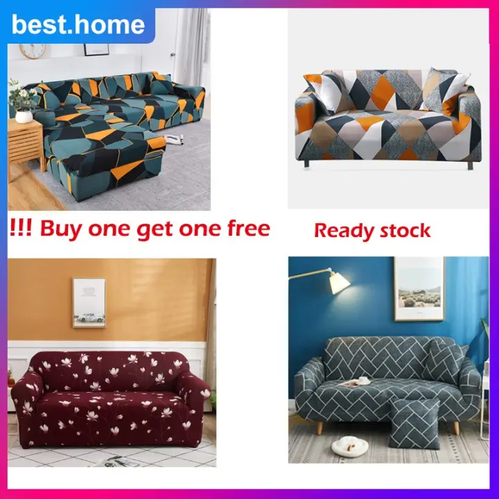 Seat Sofa Cover Set Elastic For L Shape, How Much Do Loose Covers For Sofas Cost In Philippines