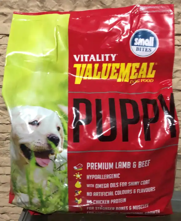 Vitality Value Meal Puppy Dry Dog Food 1kg Or 3kg Lazada Ph