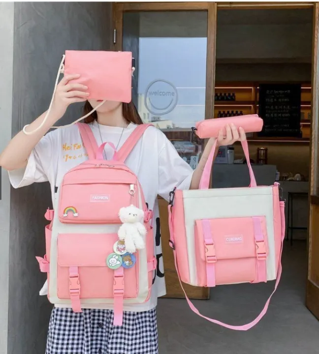 UISNMALL Women's Bags 4 in 1 Backpacks Fashion Backpacks Trend High