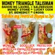 Lucky Charms for Wallet Money and Business MONEY TRIANGLE TALISMAN Dahon ng Laurel Money Stone Lucky Coin Saint Benedict Cross Money Good Luck Protection  PAMPASWERTE 1PC. 