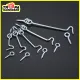 Stainless Steel Window Door Hook Lock Safety Hook Clasp Latch High Quality Tropa Hardware. 