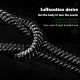 3A fast charge data cable black mamba snake head creative design snake head luminous data cable zinc alloy snake head durable data cable suitable for Micro USB mobile phones. 