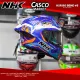 NHK K5R- BO BEND #5 FULL FACE DUAL VISOR MOTORCYCLE HELMET. 