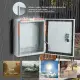 Metal Enclosure Electrical Box Panel Box Circuit Box, weather proof panel box, panel box, metal box, wire organizer box IP66 Wall Mount LOCK Junction Boxes. 