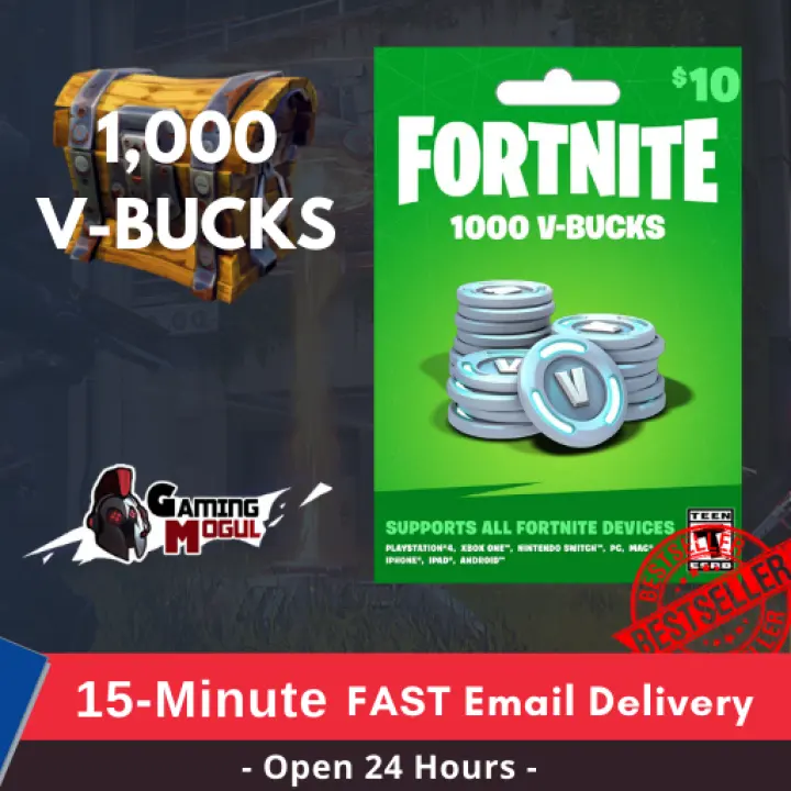 Fortnite Vbucks 1000 Vbucks Code 15 Minute Fast Email Delivery For All Devices Fortnite Vbucks Digital Card Gaming Mogul Lazada Ph