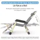 3in1 Folding chair and sleeping bed Foldable Chair and Sleeping Bed Reclining Chair Folding Beach Chair with Adjustable Headrest Double Square Tube. 