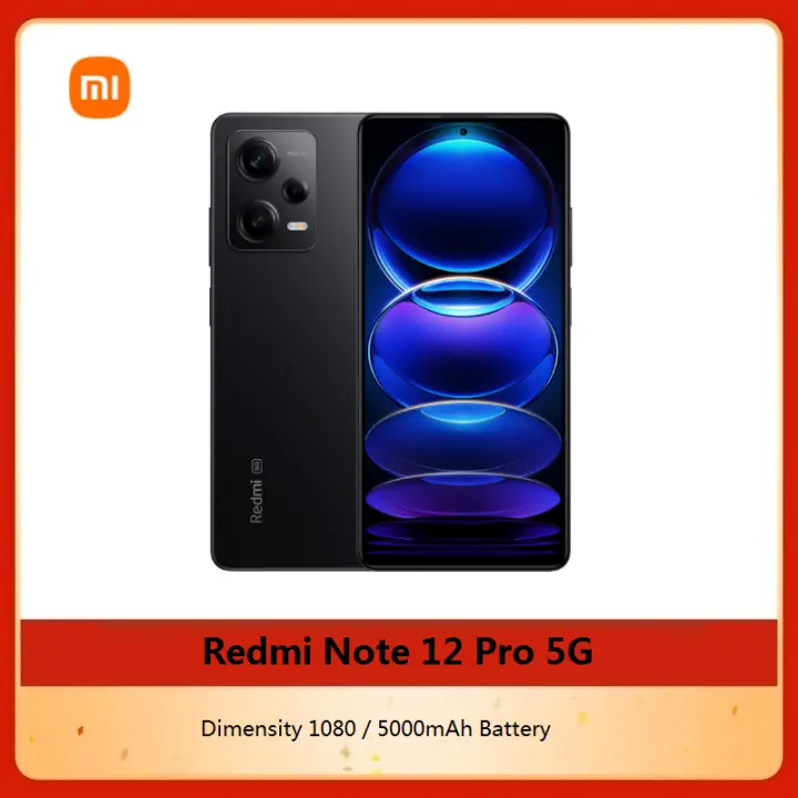 Xiaomi Redmi Note 12 Pro 5G Smartphone Dimensity 1080 Octa Core 6.67 ...