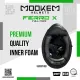 Mookem Helmet Z005 - MONO COLORS - FERRO X - Face Dual Visor Helmet. 