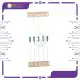 5pcs 1.5k Ohms Metal Film Resistor 1/2 watt. 