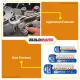 WADFOW 12PCS 1/4" | 3/8" | 1/2" Inch Socket Set Drive Tool Kit For Auto Repair And Household Ratchet - BUILDMATE - WHT. 