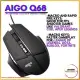 laptop standyingdcccz AIGO Q68 Budget Ergonomic and Professional Gaming Mouse 2400 MAX DPI Macro Programmable Keys. 