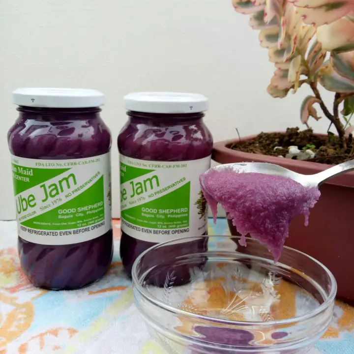 2 pcs Ube Jam Good Shepherd, Baguio Pasalubong, Ube Halaya, Baguio Delicacies, Mountain Made Training Center