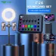 TNW F26 Sound Card Microphone Kit Mixer Audio Mixer Sound card  Broadcast Mic Sound Card for Phone/Laptop Record. 