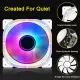120mm Computer Case Fan RGB Aperture Silent Cooling Fan. 