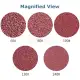 Pack of 100pcs Assorted Grit Aluminum Oxide 8-Hole Sanding Discs 125mm (5”). 