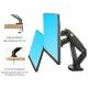 [CLEARANCE] North Bayou NB F160 Dual Monitor Heavy Duty Desk Mount Stand (17" - 27" Screens) with Full Motion Swivel Computer Double Arm with USB Port for Charging | JG Superstore. 