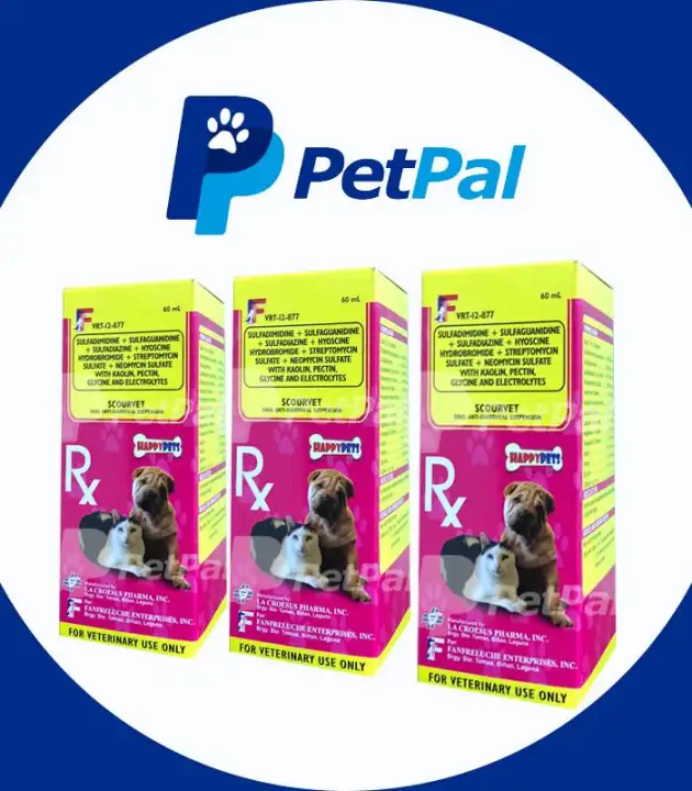 3 Bottles Of Scourvet Oral Anti Diarrheal Suspension With Electrolytes For Dogs And Cats By Petpal Expiry Date May 2022 Lazada Ph