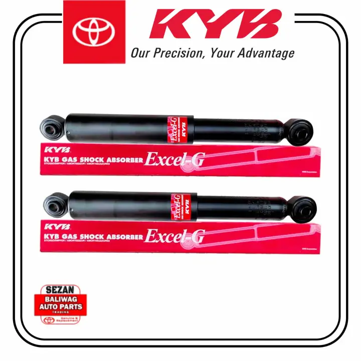 Kyb Kayaba Excel G Toyota Avanza 2003 2020 Rear Shock Absorber Set Part No 343441 Lazada Ph