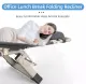 3in1 Folding chair and sleeping bed Foldable Chair and Sleeping Bed Reclining Chair Folding Beach Chair with Adjustable Headrest Double Square Tube. 