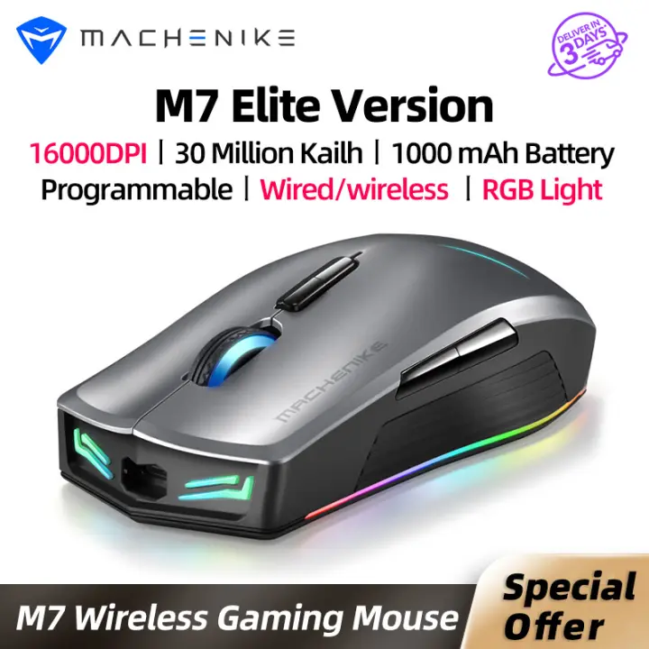 Deliver In 3 Days Machenike M7 Wireless Mouse Wireless And Wired Dual Mode Rechargeable Mouse Gaming Mouse For Pc Desktop Computer Laptop Notebook Supported Dota2 Csgo Gta5 Fortnite Pubg Lol Lazada Ph