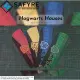 SAFYRE - Bookmark, Harry Potter, Hogwarts Houses Design, Gryffindor, Hufflepuff, Ravenclaw, Slytherin. 