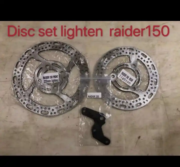 Raider 150 Disc Set Lighten 220mm (Front and Rear with Bracket Set)